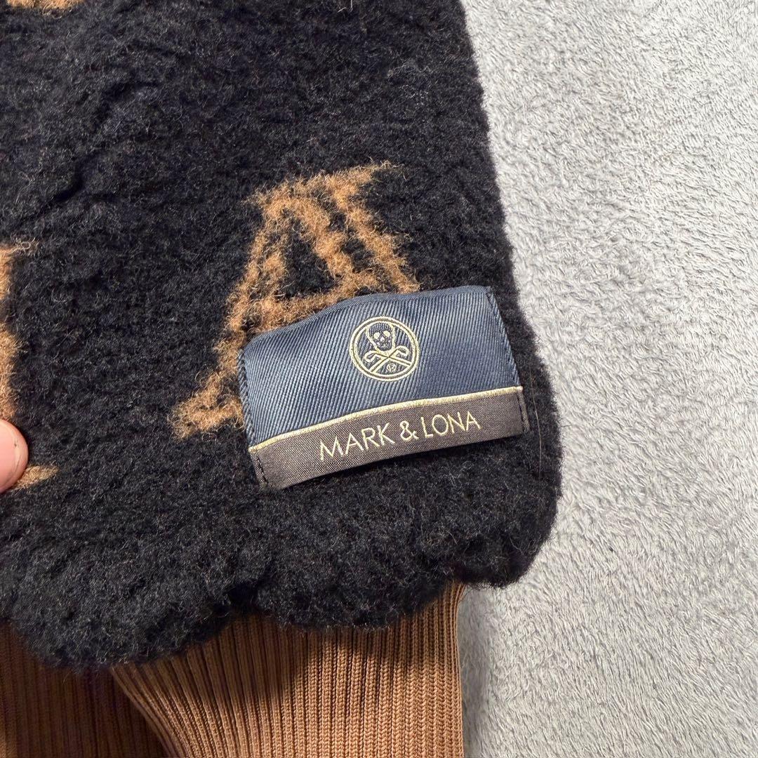 マークアンドロナ　ボアトレーナー　ゴルフウェア　ブラック　46