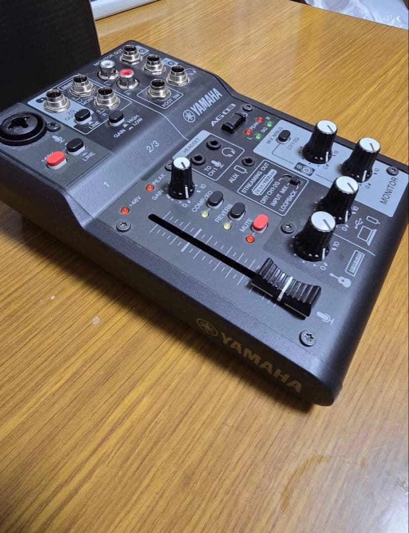 YAMAHA ライブストリーミングミキサー ブラック AG03MK2 B