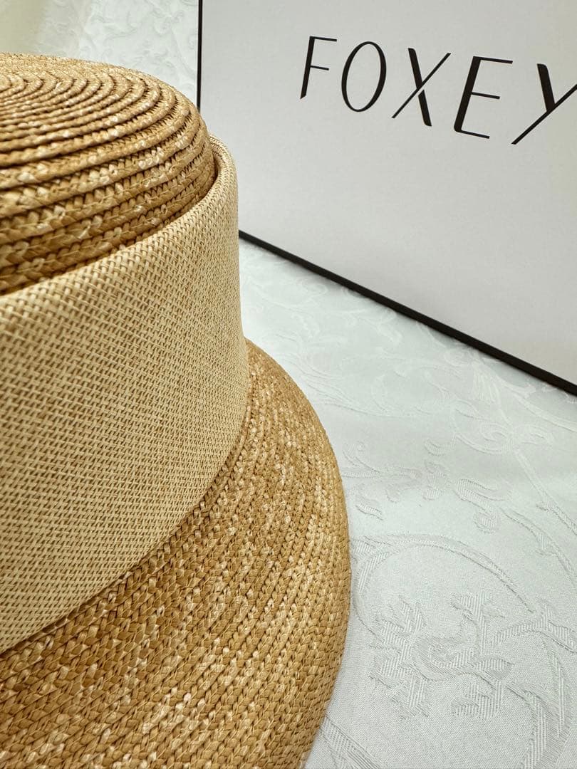 FOXEY ストローハット　麦わら帽子