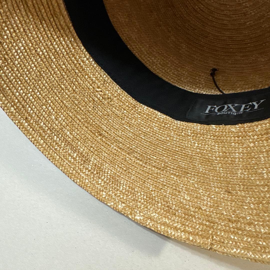 FOXEY ストローハット　麦わら帽子