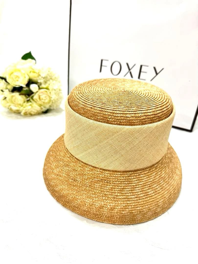 FOXEY ストローハット　麦わら帽子