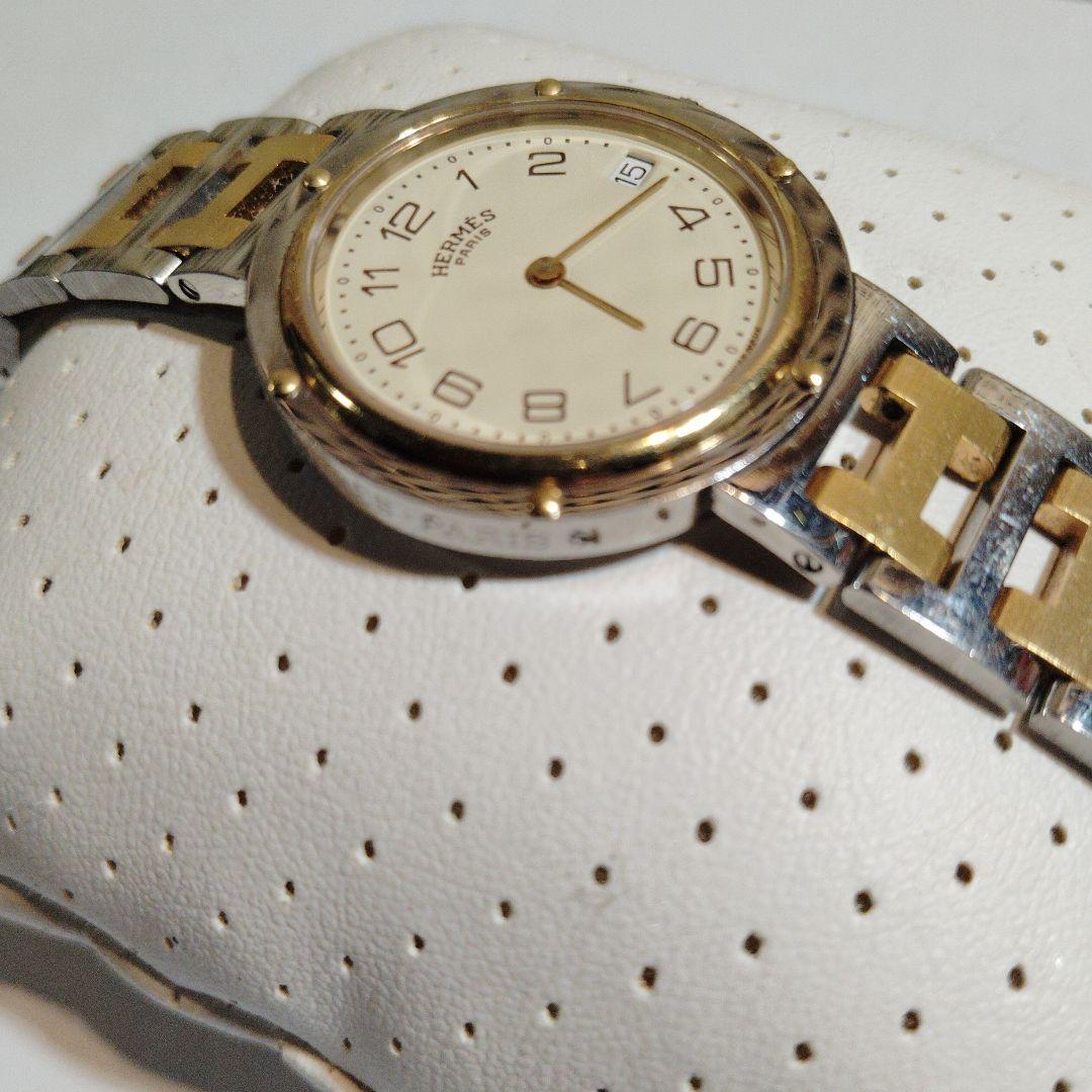 い*様 HERMES クォーツ腕時計 ゴールド/シルバー207673