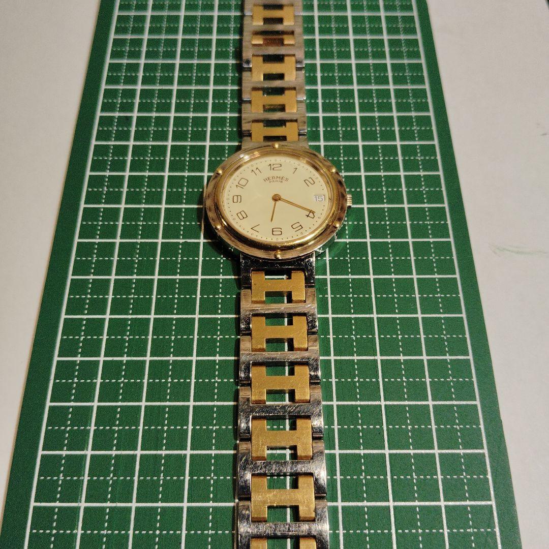 い*様 HERMES クォーツ腕時計 ゴールド/シルバー207673