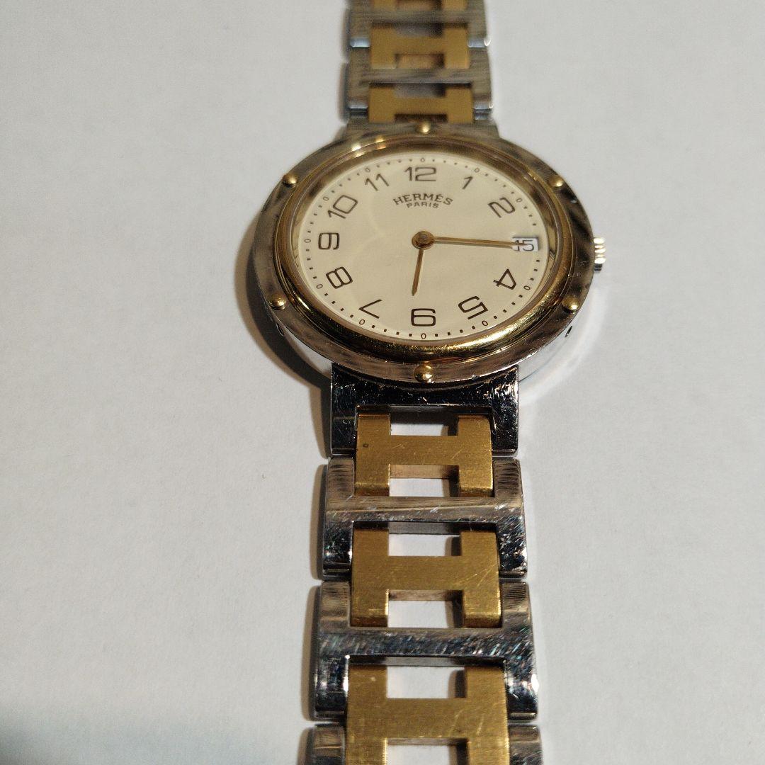 い*様 HERMES クォーツ腕時計 ゴールド/シルバー207673