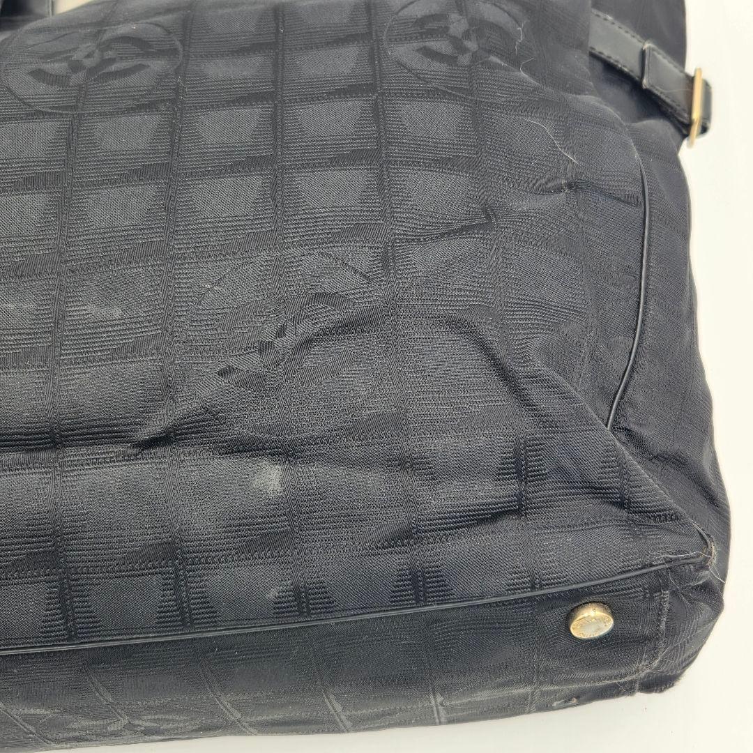 【良品】シャネル　ニュートラベルライン　GM トートバッグ　ナイロン　黒