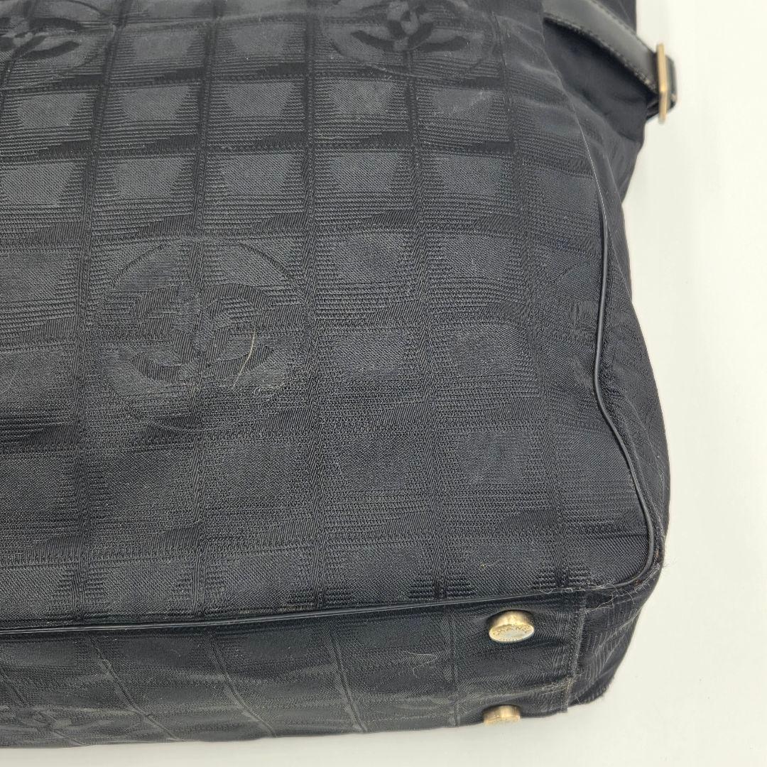 【良品】シャネル　ニュートラベルライン　GM トートバッグ　ナイロン　黒