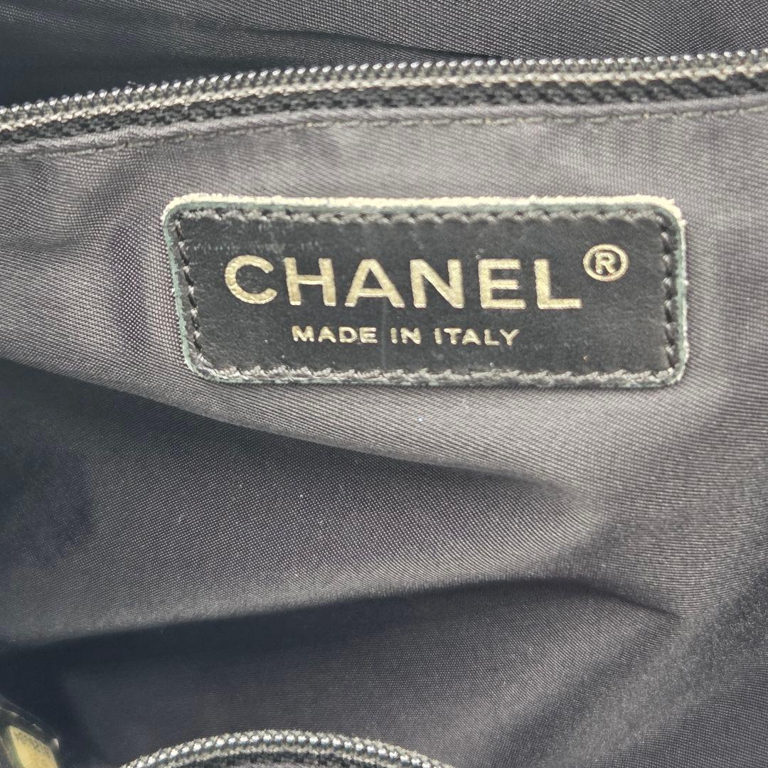 【良品】シャネル　ニュートラベルライン　GM トートバッグ　ナイロン　黒