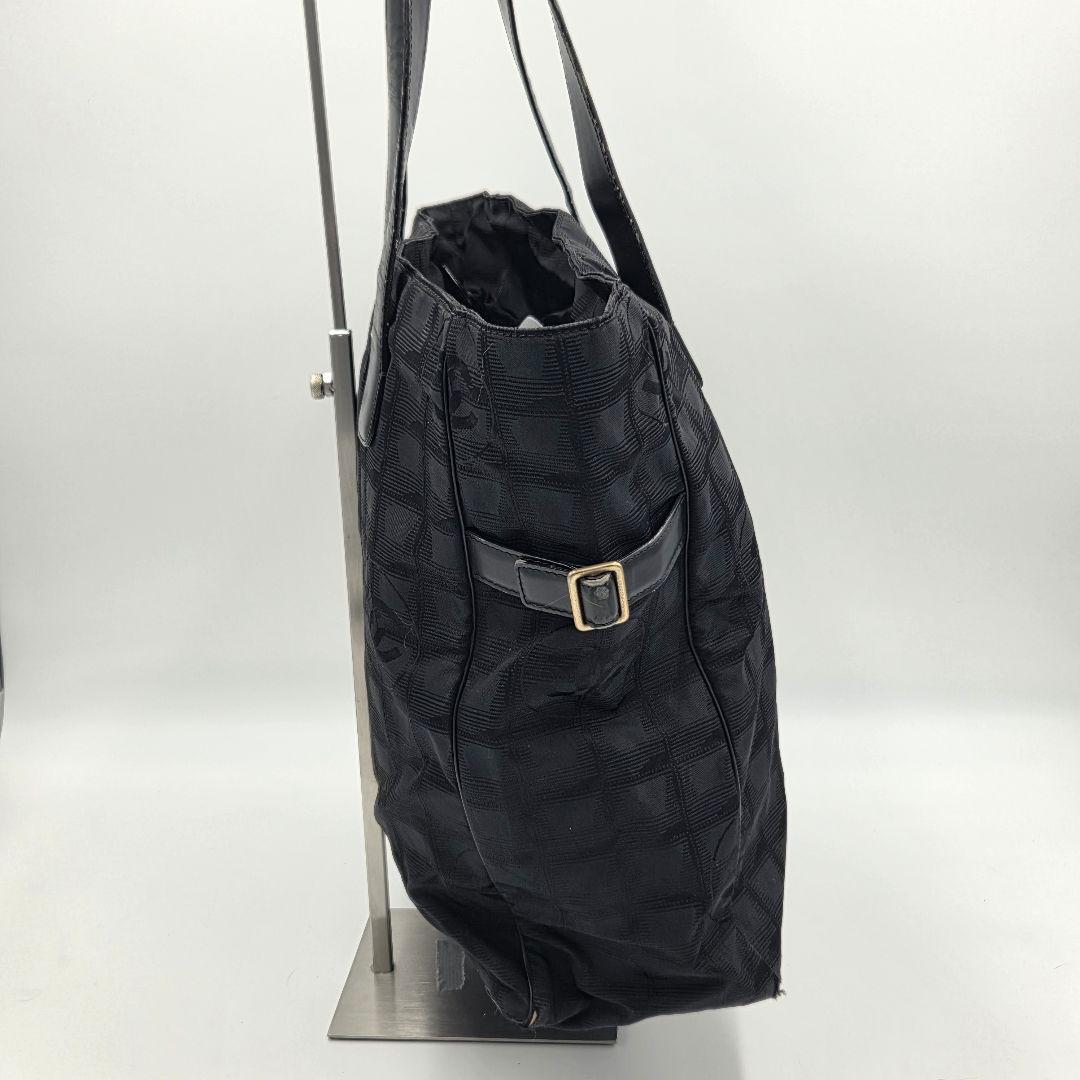 【良品】シャネル　ニュートラベルライン　GM トートバッグ　ナイロン　黒