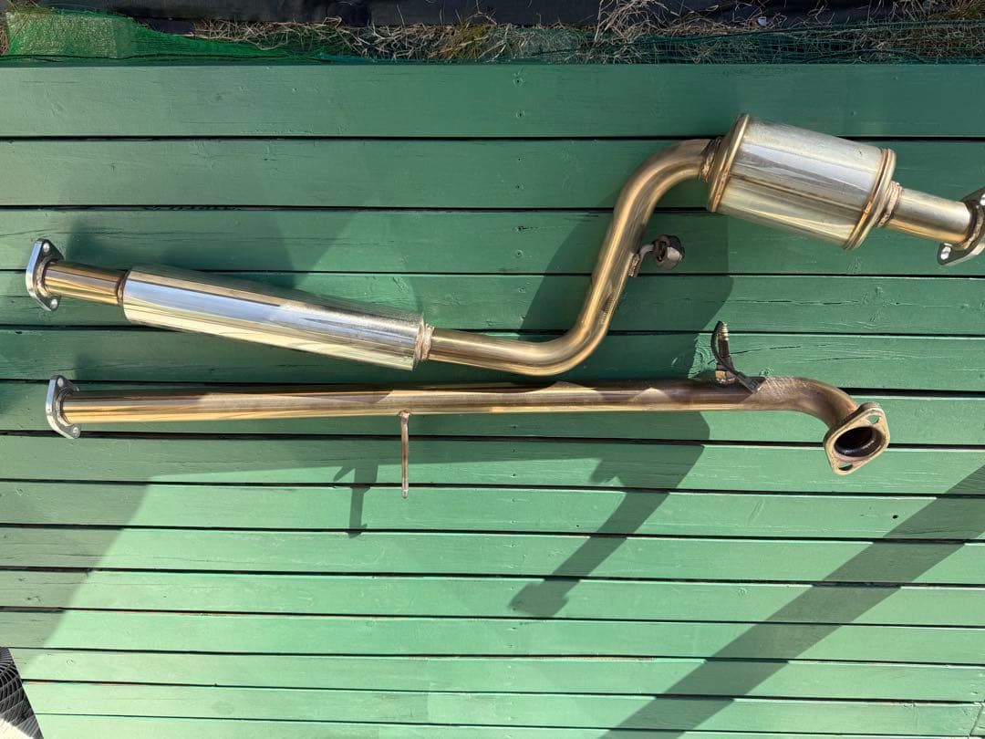 ミラジーノステンレススチール 3ピースマフラー