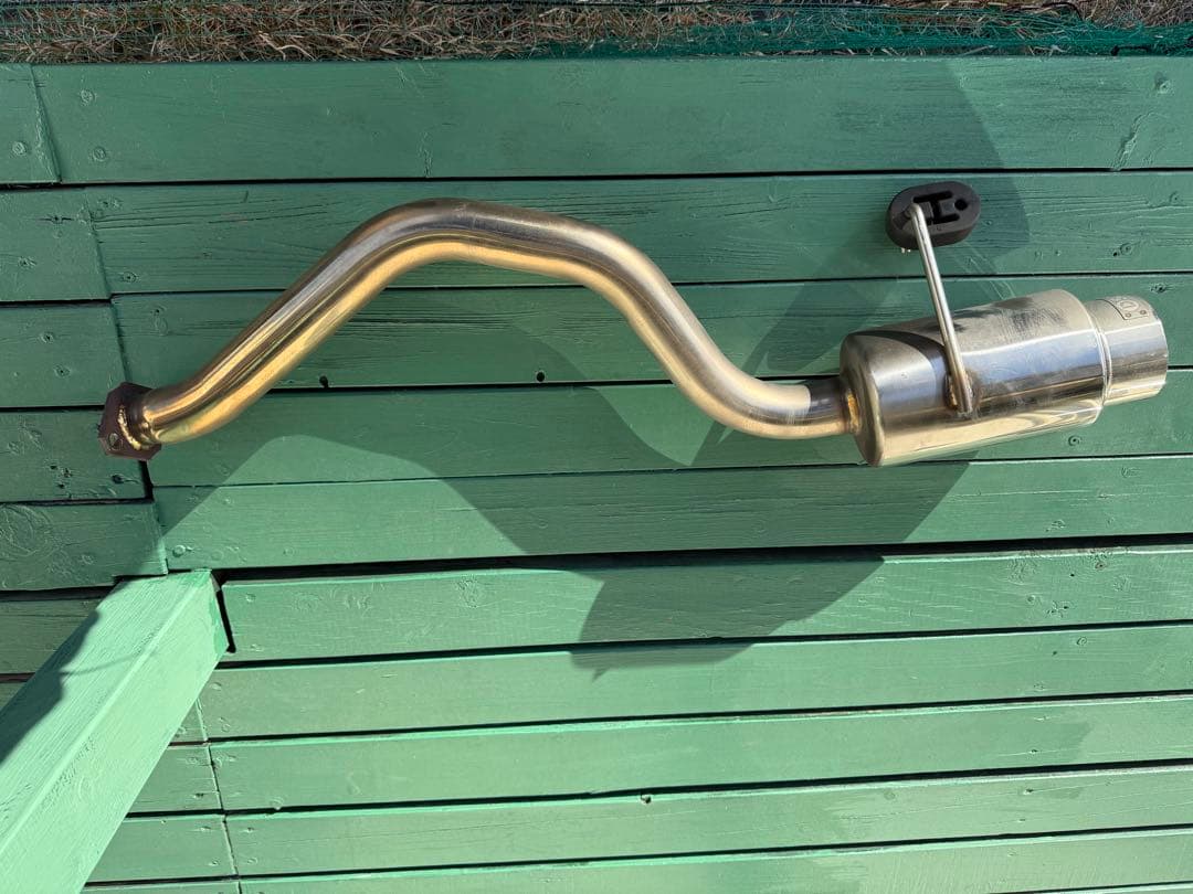 ミラジーノステンレススチール 3ピースマフラー