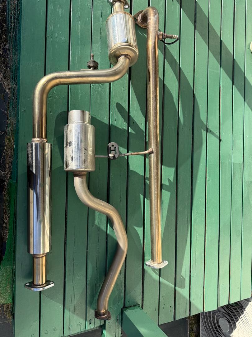 ミラジーノステンレススチール 3ピースマフラー