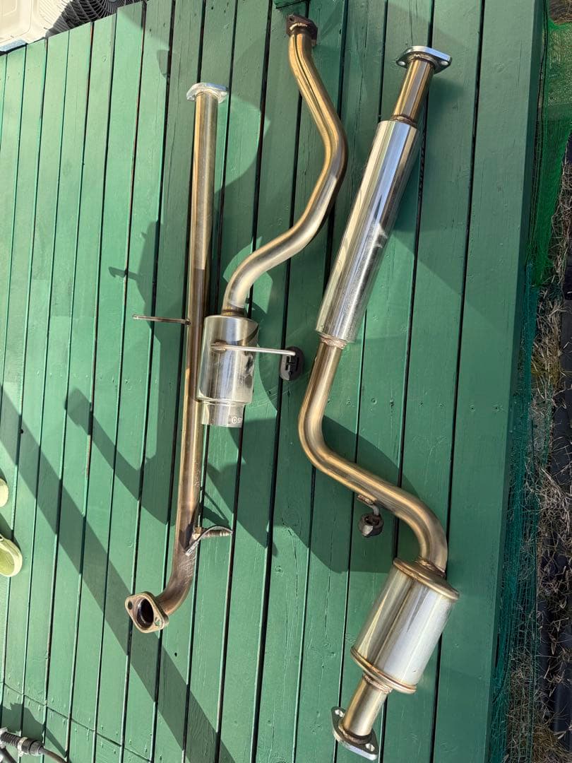 ミラジーノステンレススチール 3ピースマフラー