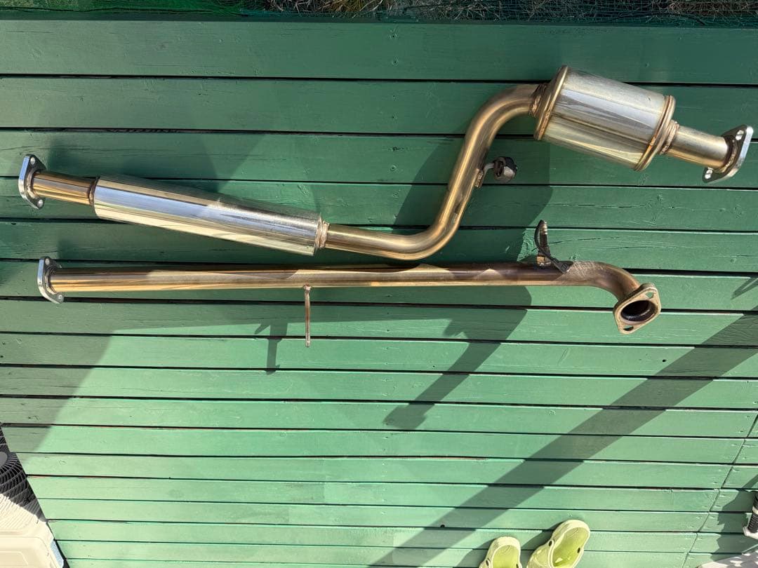 ミラジーノステンレススチール 3ピースマフラー