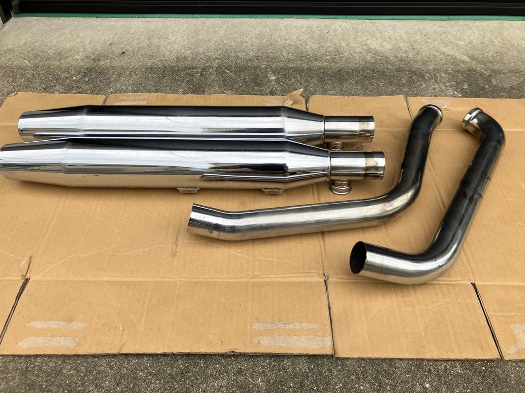 ハーレー FLSTC1450純正マフラー 刻印65885-00 65682-00