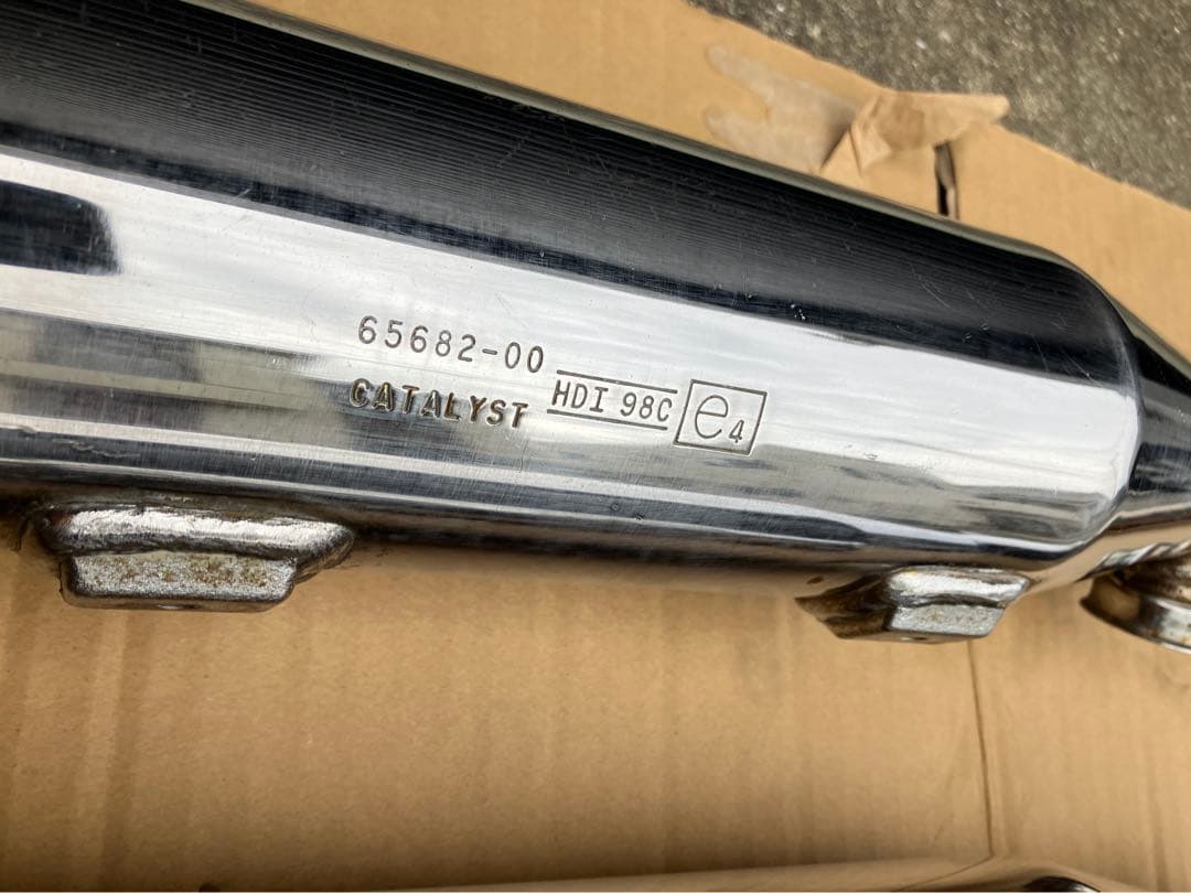 ハーレー FLSTC1450純正マフラー 刻印65885-00 65682-00