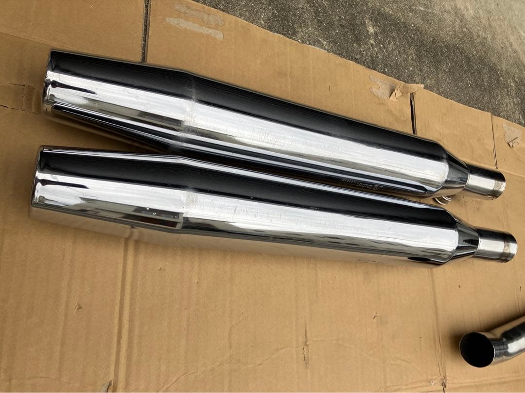 ハーレー FLSTC1450純正マフラー 刻印65885-00 65682-00