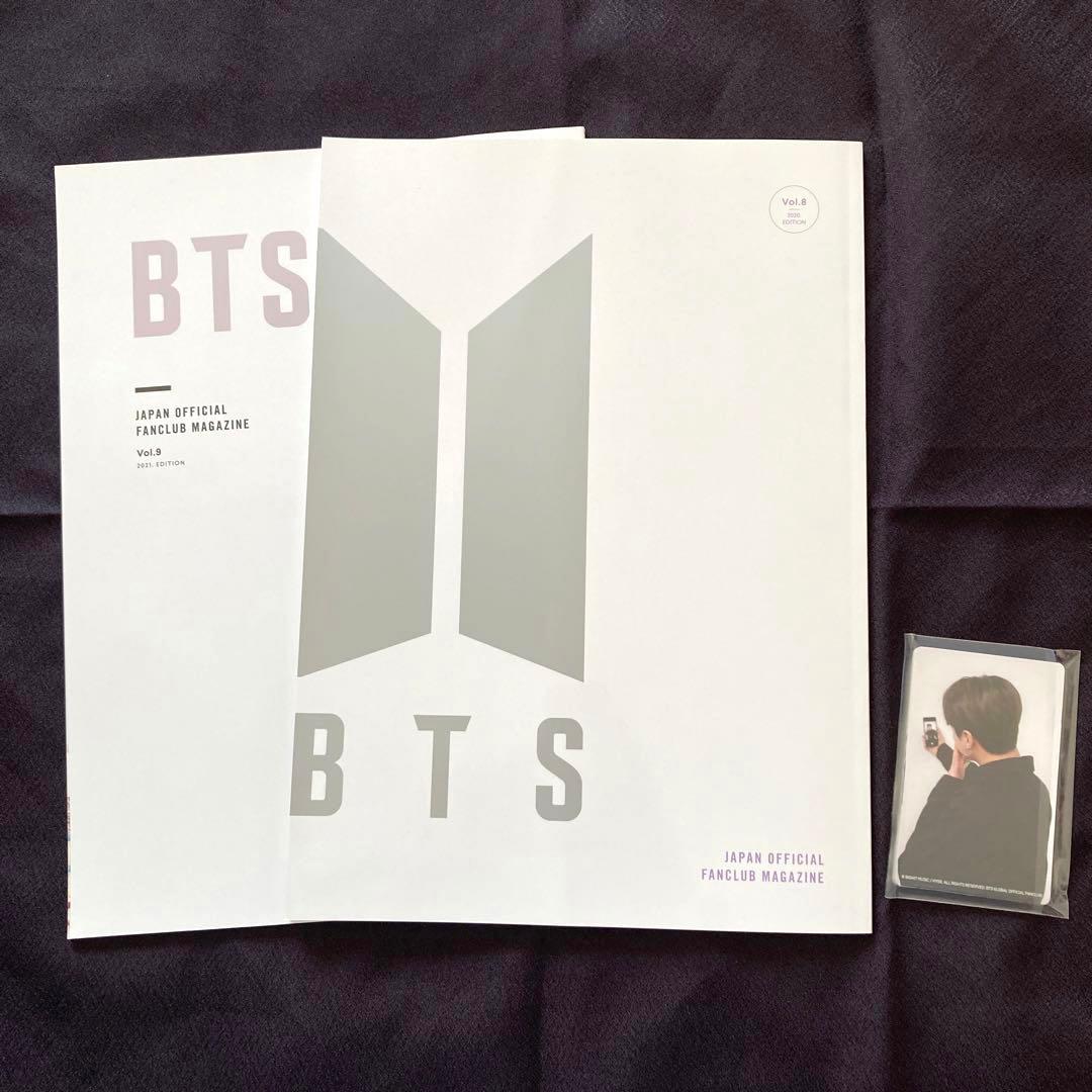 BTS JAPAN OFFICIAL FANCLUB 会報2冊 限定トレカ7人分