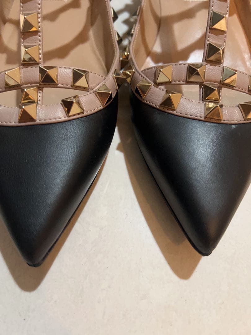 ヴァレンティノ ロックスタッズフラットシューズ　35.5