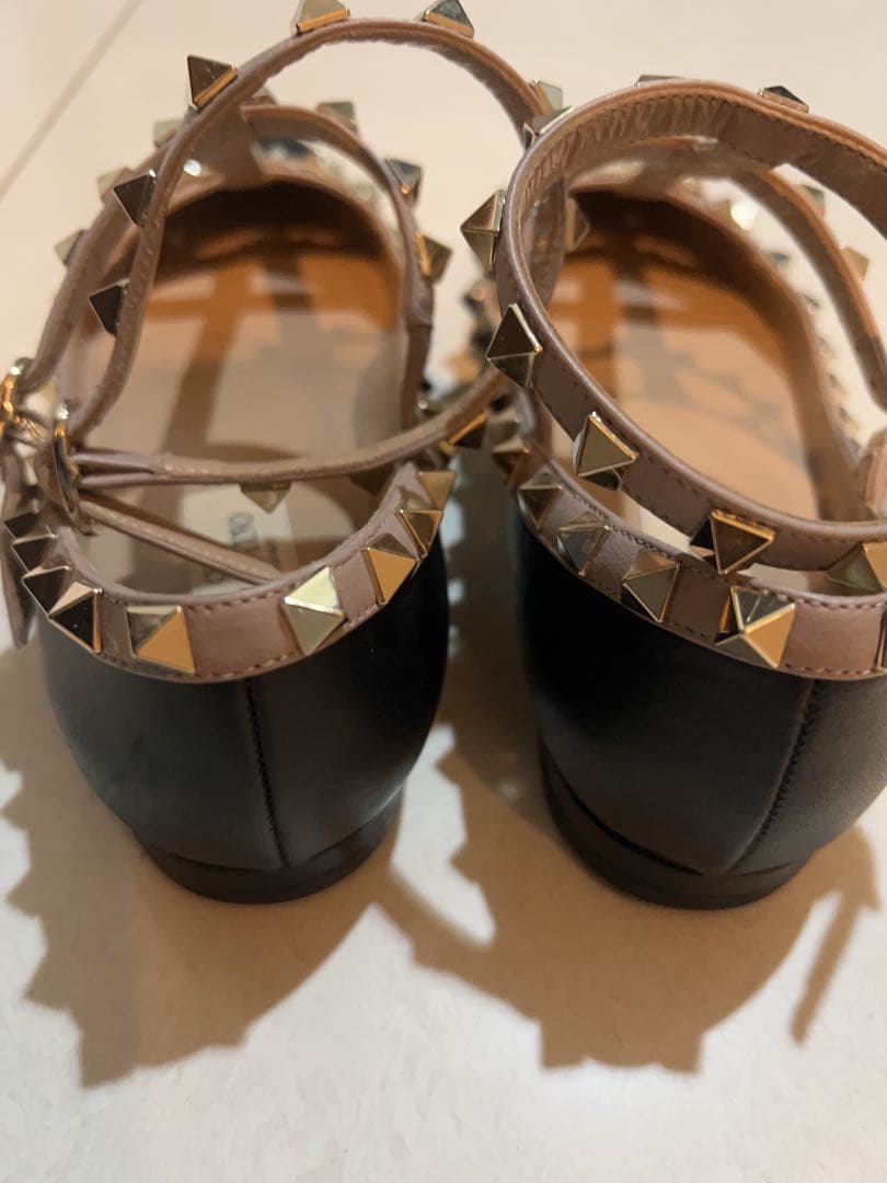 ヴァレンティノ ロックスタッズフラットシューズ　35.5