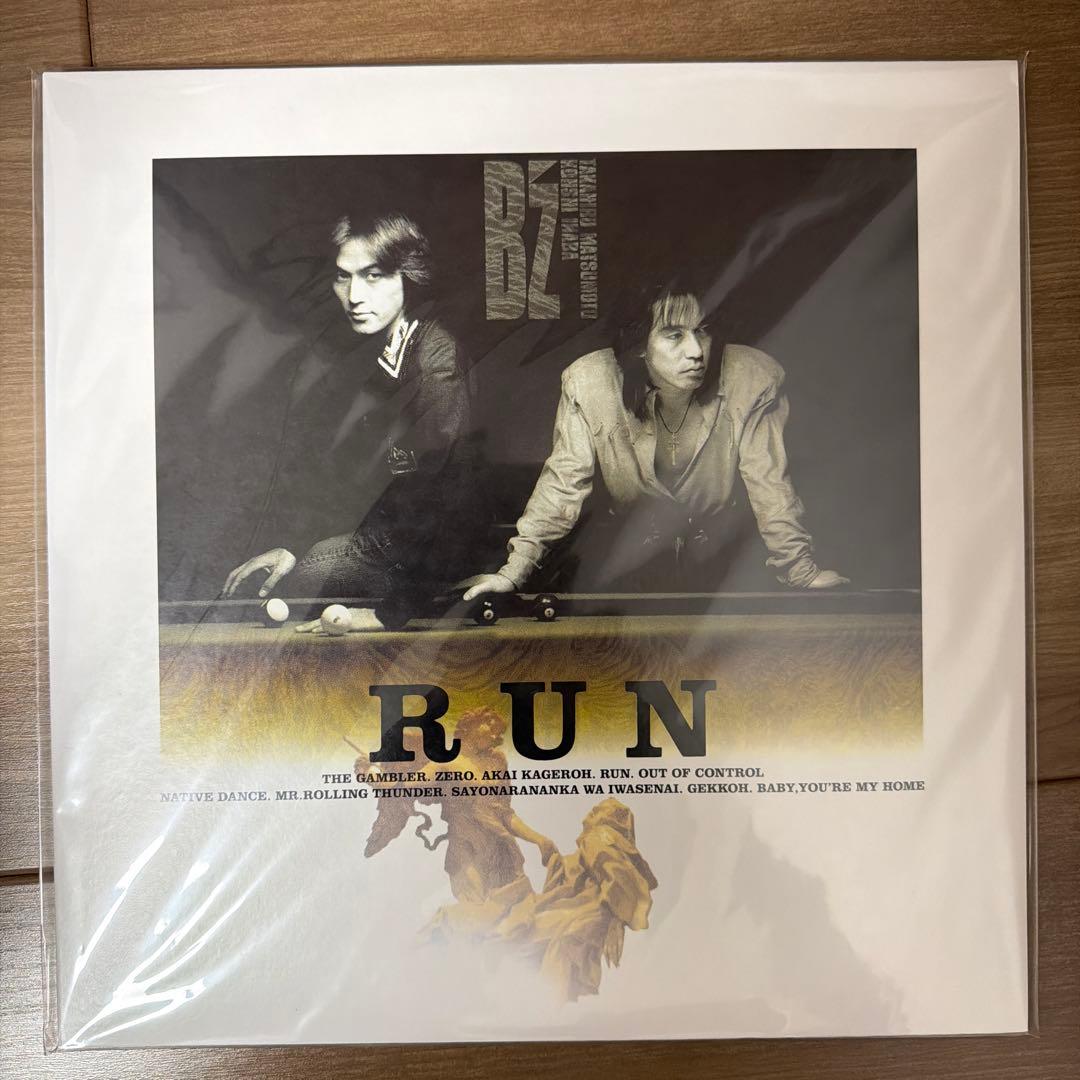 B'z アナログレコード　RUN