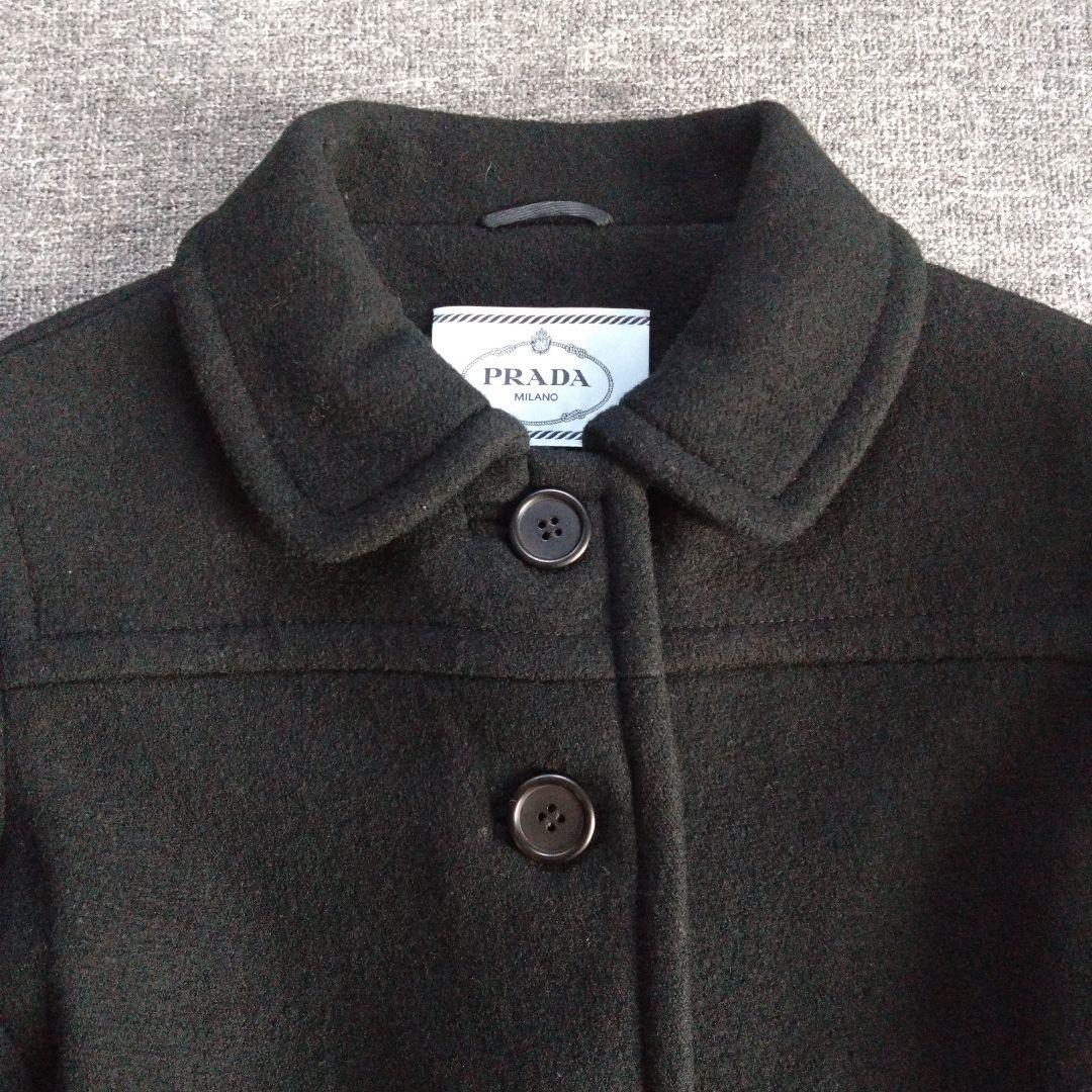 【PRADA】レディース ウールコート Size 42 イタリア製