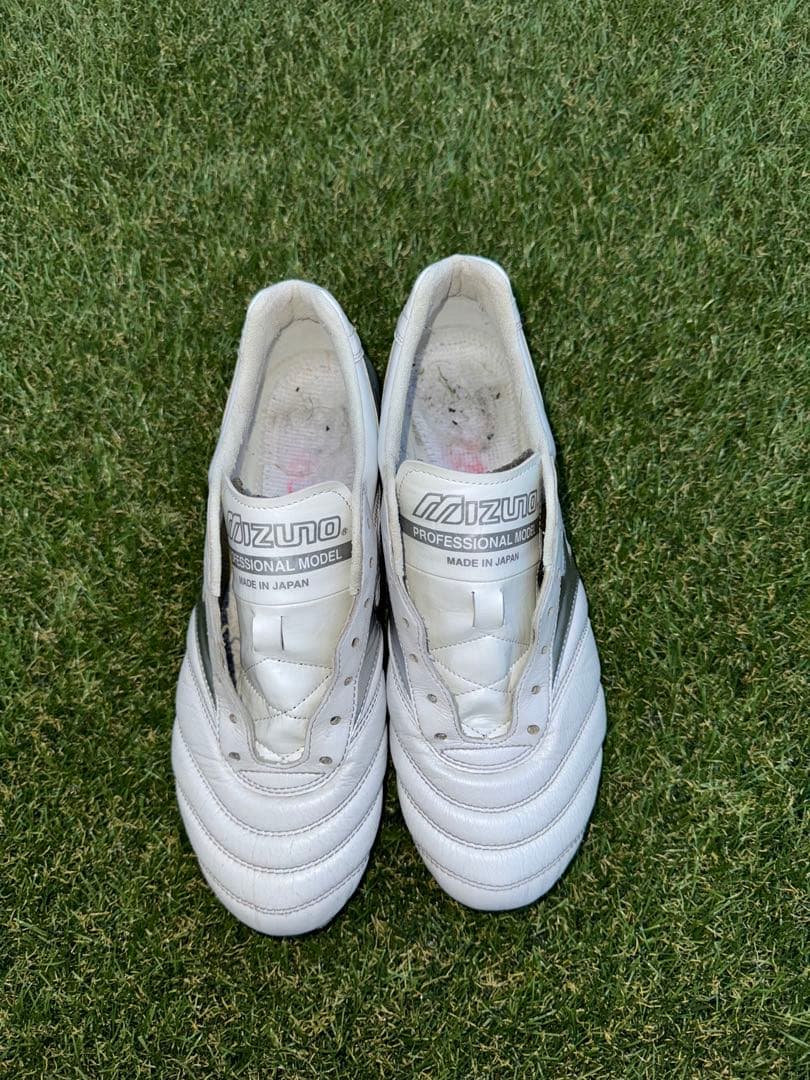 ミズノ モレリアDNA JAPAN 25.5cm ホワイト×シルバー