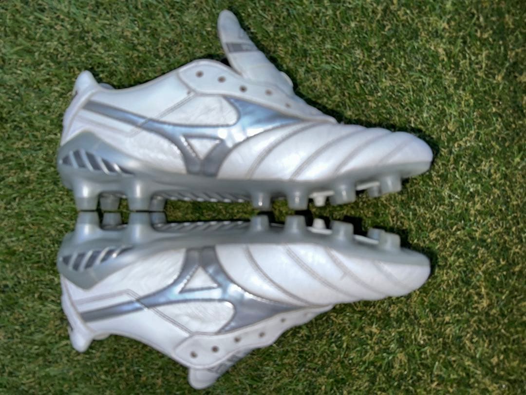 ミズノ モレリアDNA JAPAN 25.5cm ホワイト×シルバー