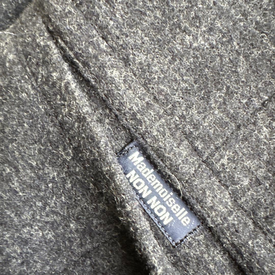 マドモアゼルノンノン ジャケット40 日本製 グレー テーラード 定価6万