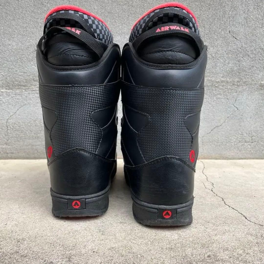 AIRWALK 赤黒 スノーボードブーツ25cm BOA