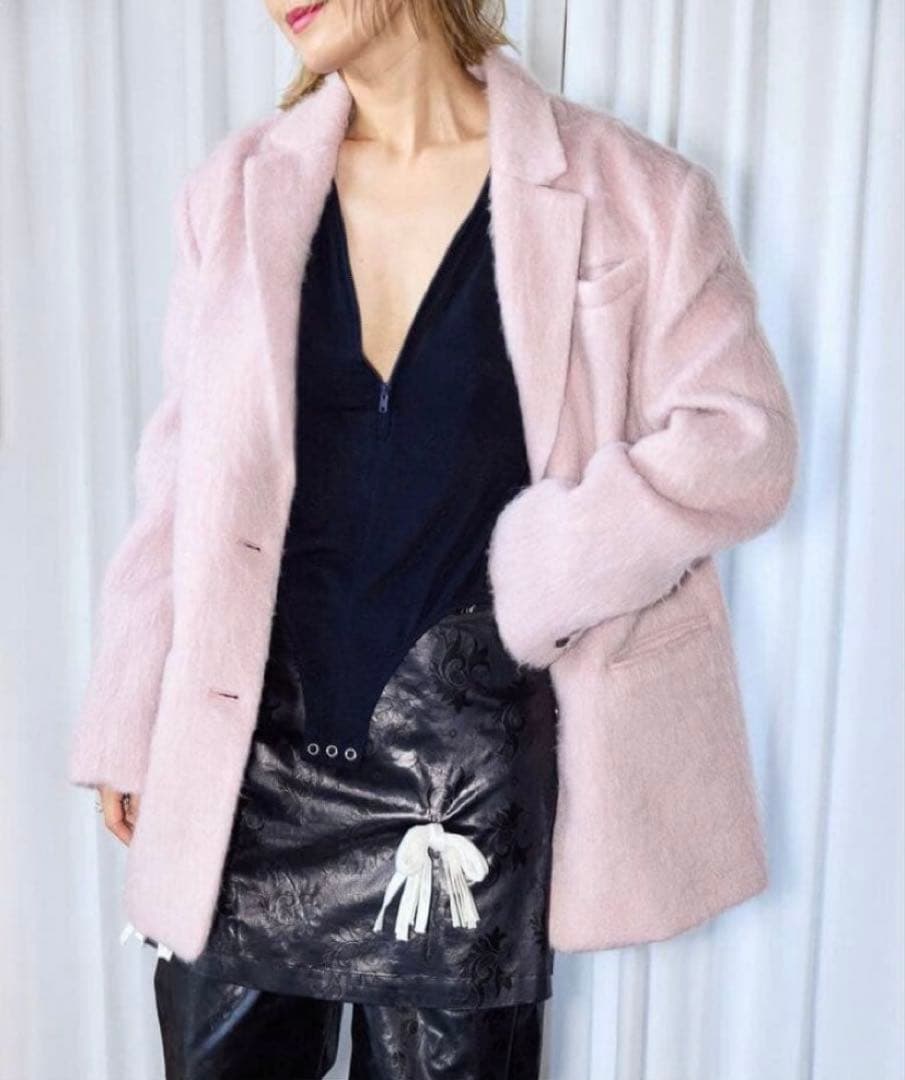 CITYSHOP SHAGGY SINGLE ジャケット ピンク