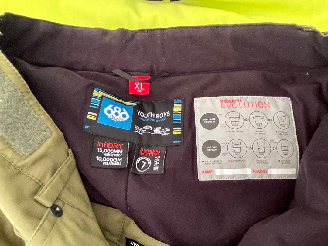 686 YOUTH BOYS スノーボードウェア XL