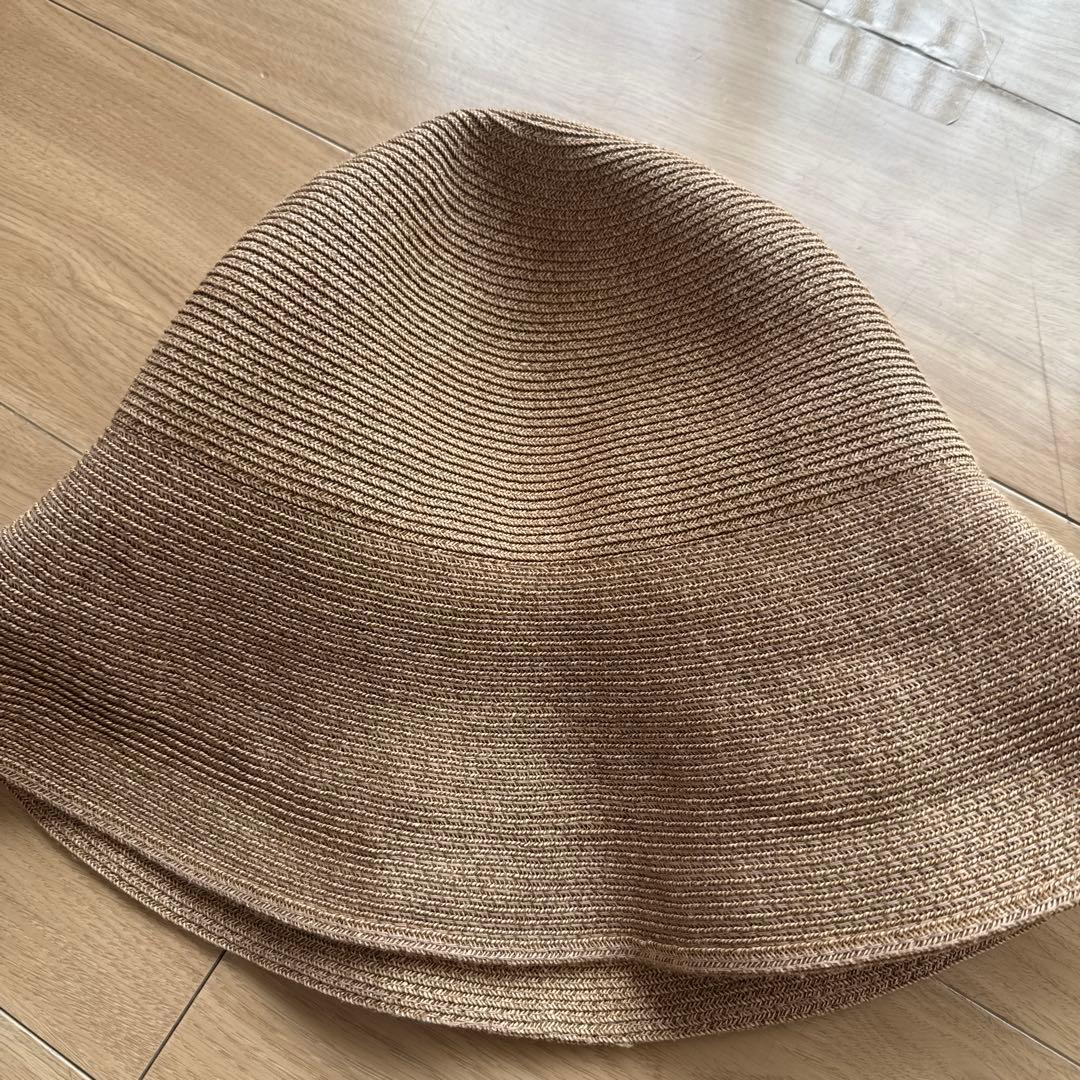 Athena New York フラワーハット ベージュ