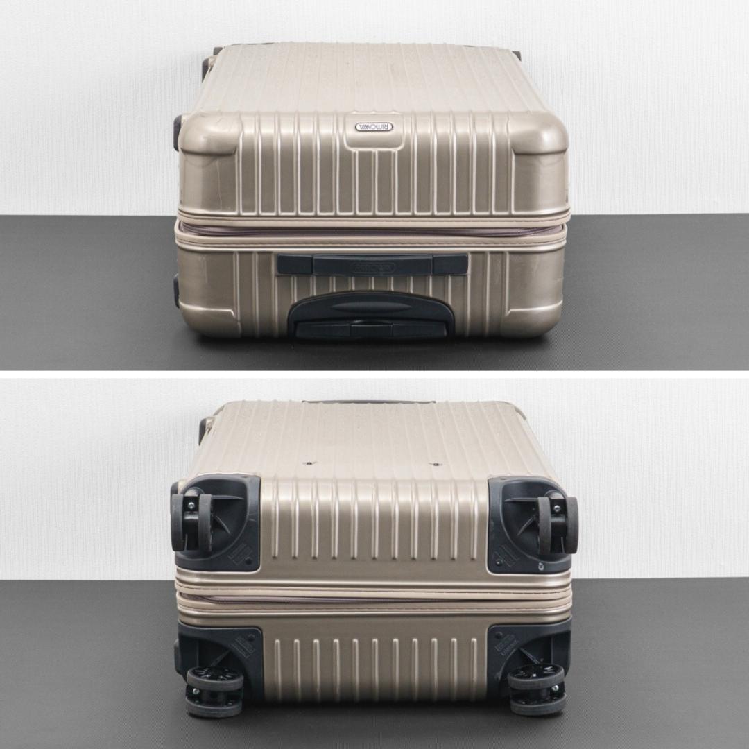 美品 日本限定 リモワ サルサ 82L 4輪 TSAロック サンドゴールド