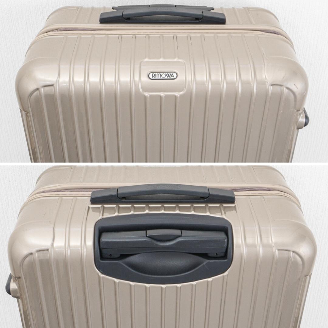 美品 日本限定 リモワ サルサ 82L 4輪 TSAロック サンドゴールド