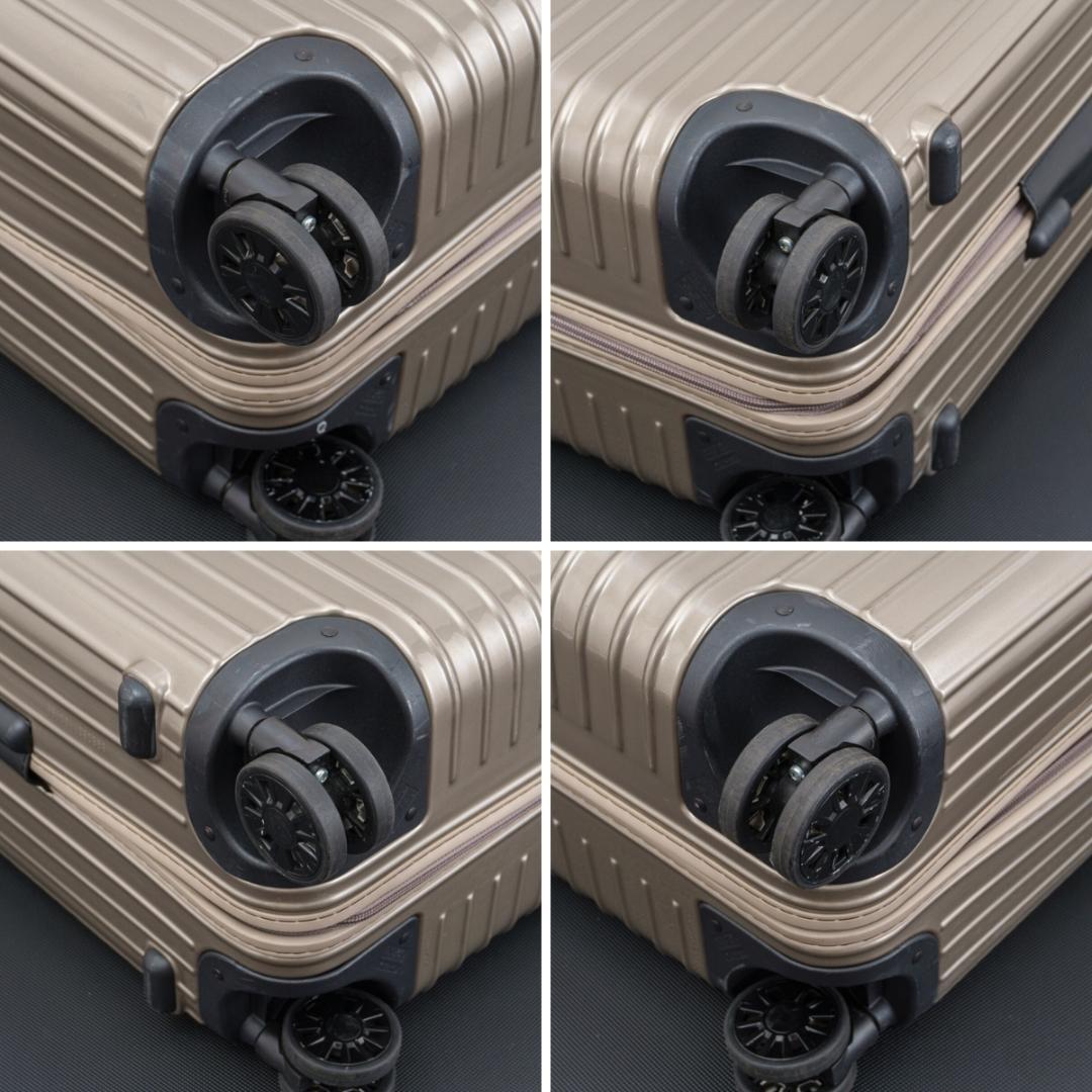 美品 日本限定 リモワ サルサ 82L 4輪 TSAロック サンドゴールド