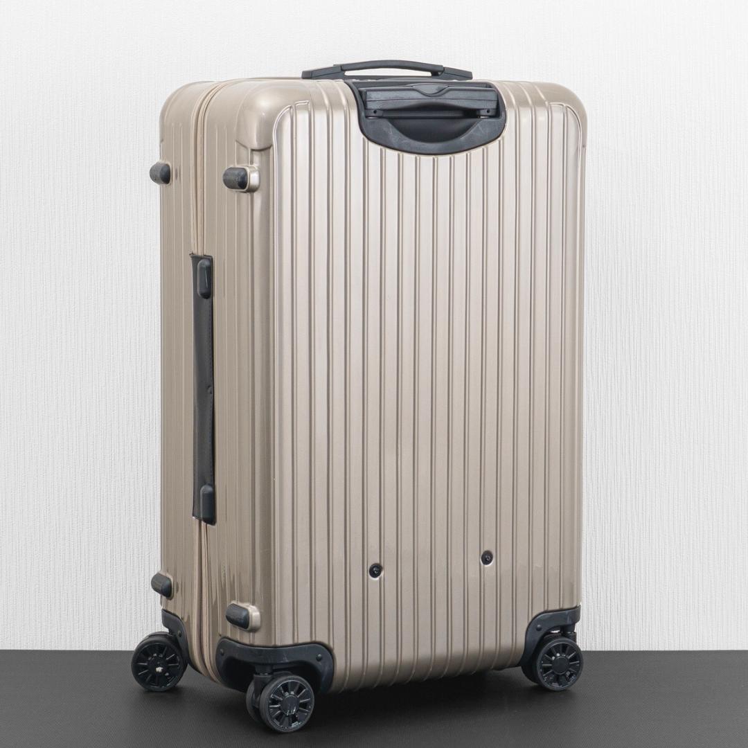 美品 日本限定 リモワ サルサ 82L 4輪 TSAロック サンドゴールド