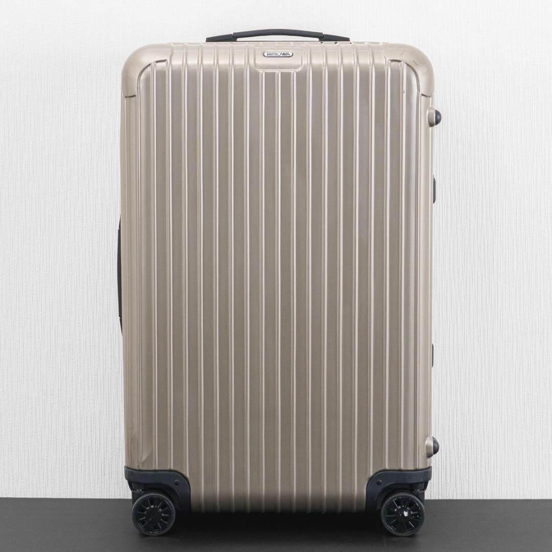 美品 日本限定 リモワ サルサ 82L 4輪 TSAロック サンドゴールド