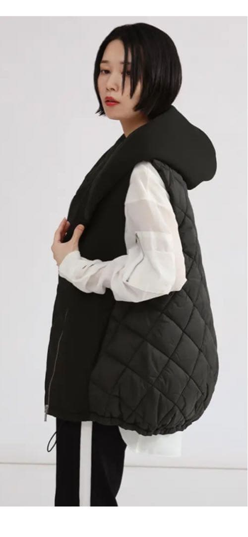 キルティング ベスト ブラック ヤマダヤ値下げ