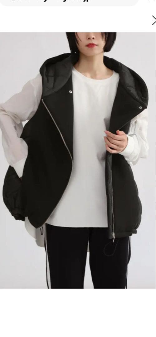 キルティング ベスト ブラック ヤマダヤ値下げ