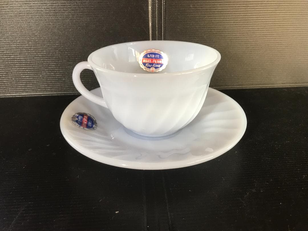 ファイヤーキング　スワールアズライト　 デイナーセット（ラベル付ＧＬＡＳＳ刻印）