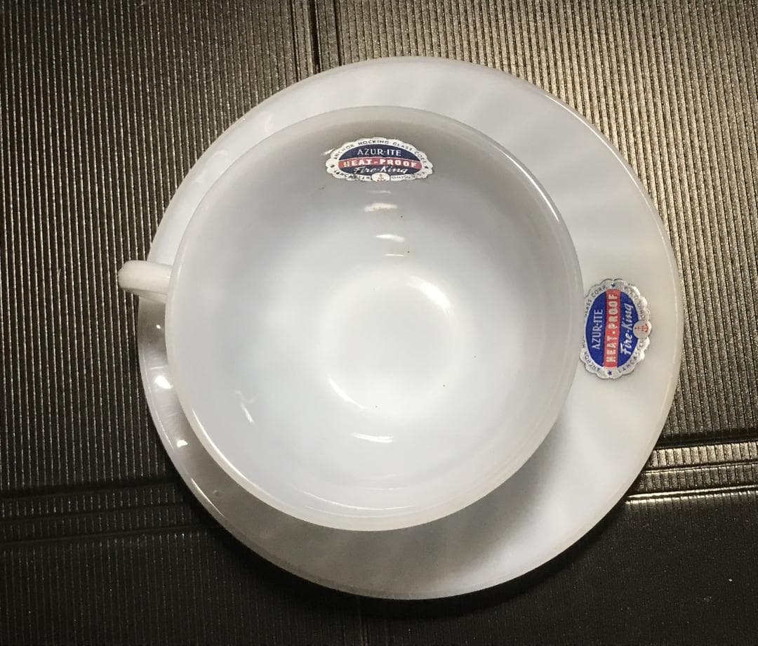 ファイヤーキング　スワールアズライト　 デイナーセット（ラベル付ＧＬＡＳＳ刻印）