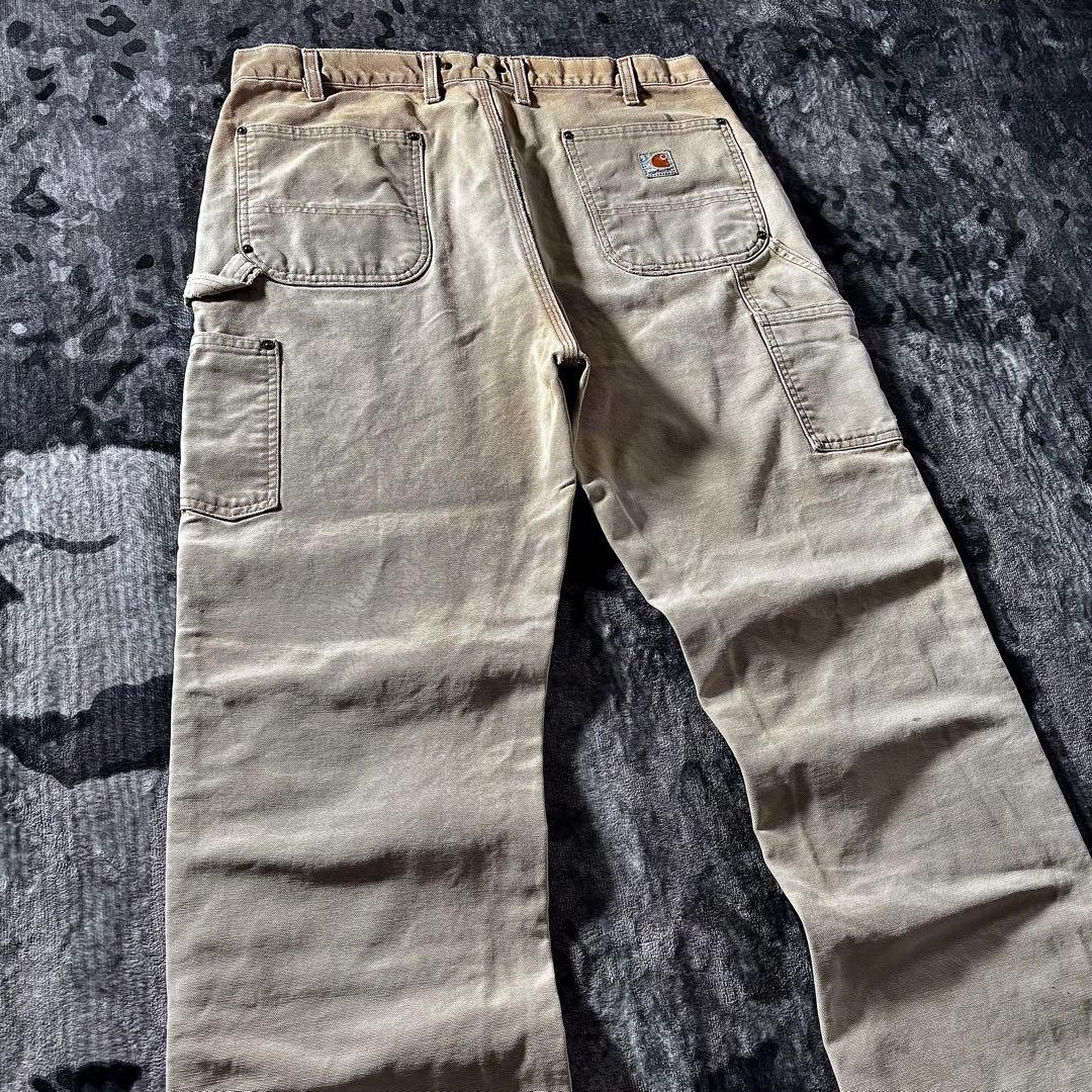 コメ欄セール！ 厚手 ダック地 一点物 ダブルニー 38×32 ビックシルエット