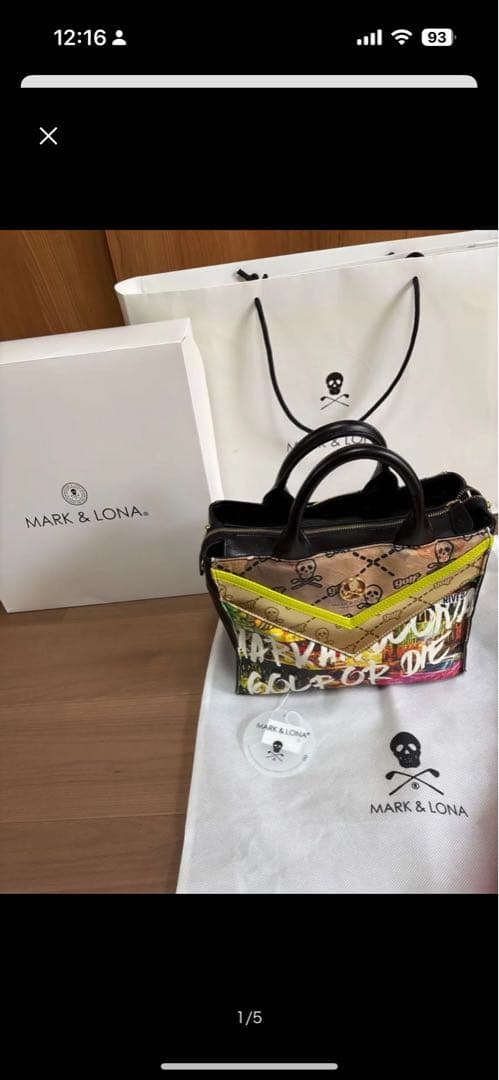 MARK & LONA ゴルフバッグ マルチカラー