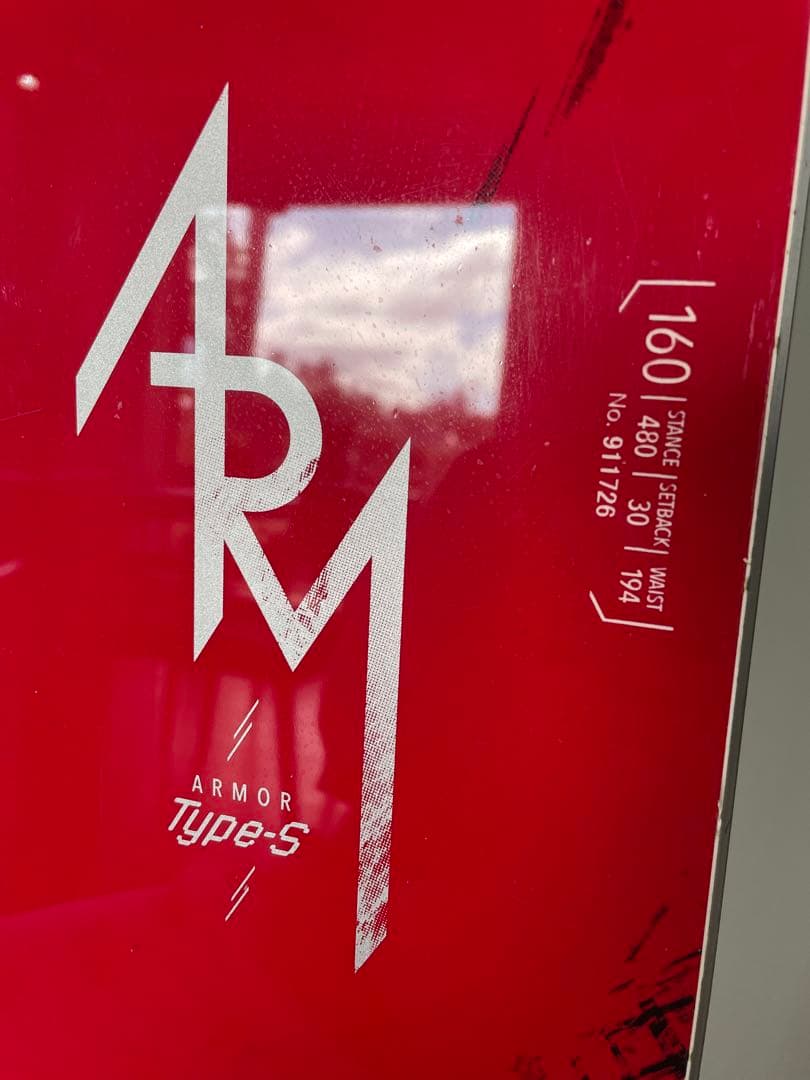 OGASAKA ARM Type-S スノーボード 160cm レッド/ブラック