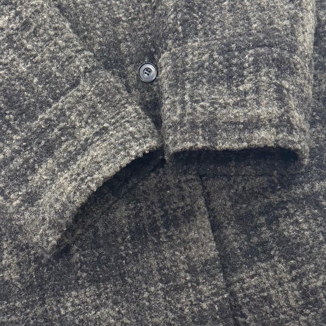 ジャーナルスタンダード BALLIツイードビッグカラーミドルコート ダブル