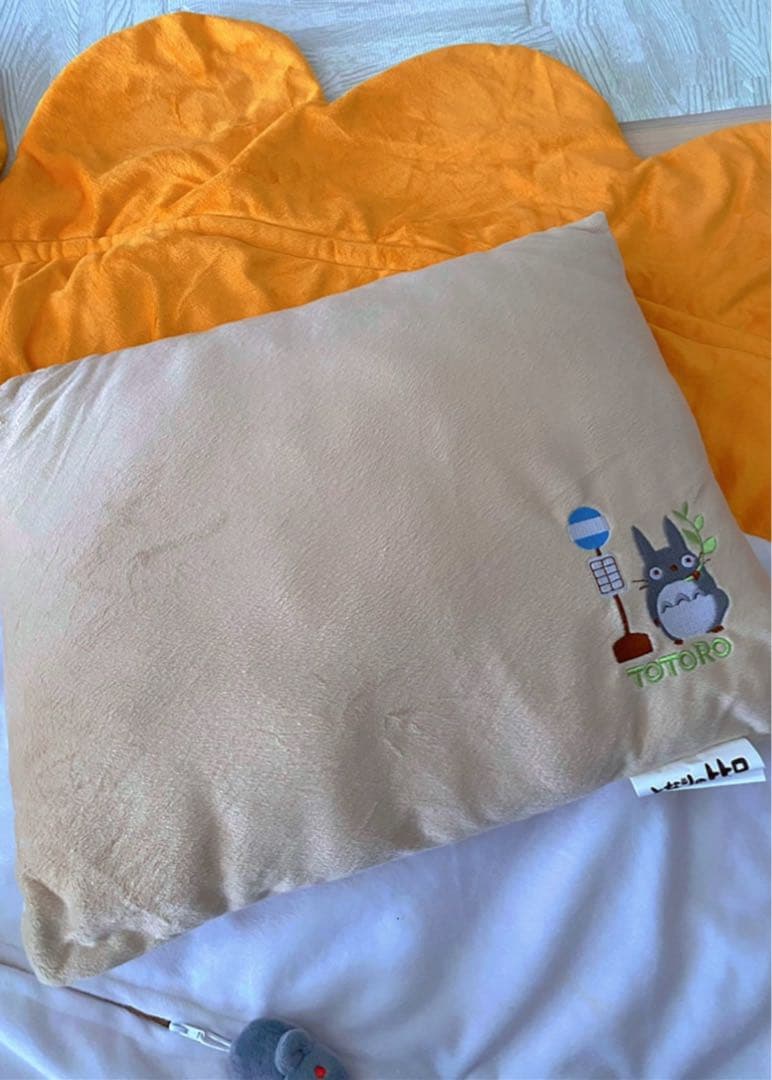 【美品】ねこバス トトロ シュラフ 寝袋 子供 お昼寝布団