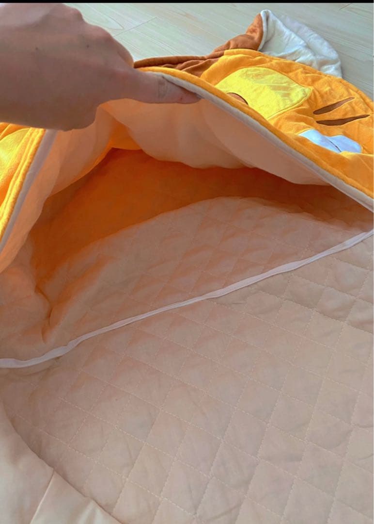 【美品】ねこバス トトロ シュラフ 寝袋 子供 お昼寝布団