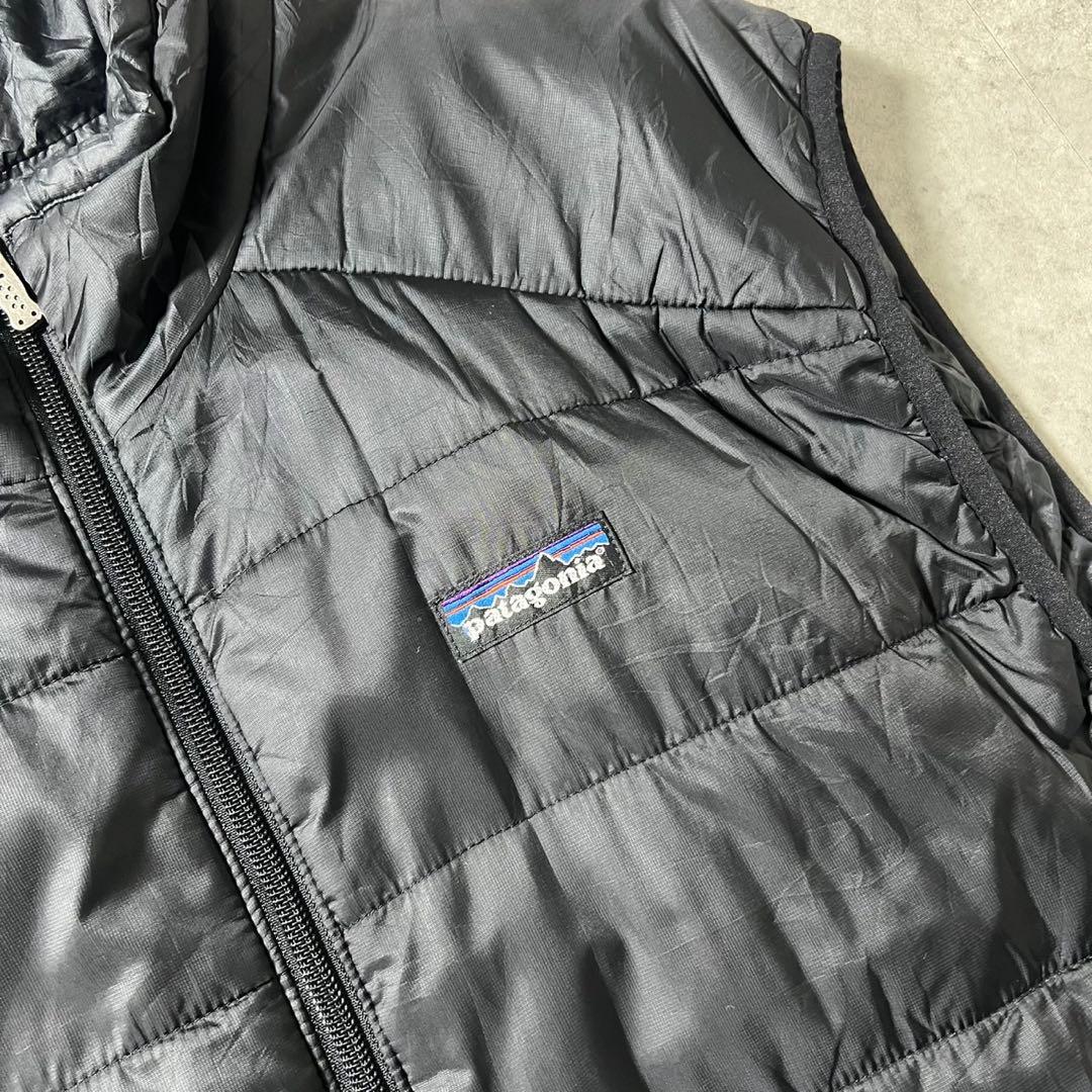 00s patagonia マイクロパフ ベスト プリマロフト 黒 M