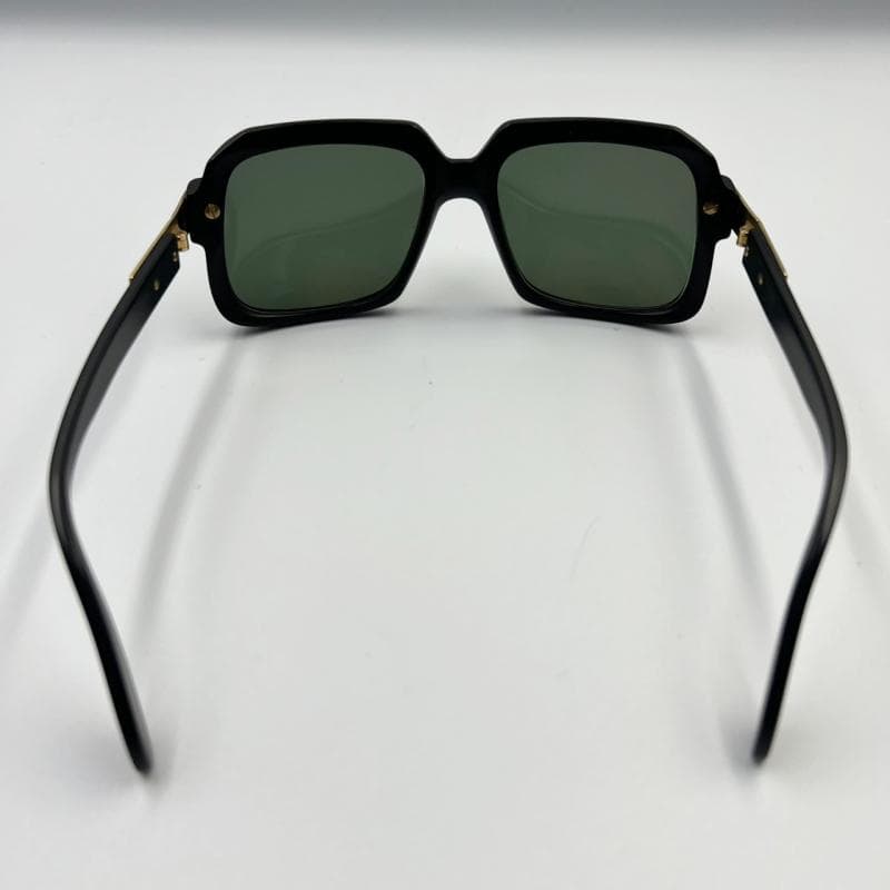 Cazal サングラス MOD.607 度なし スクエア マットブラック