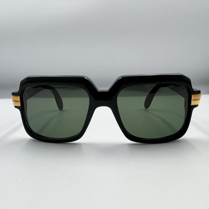 Cazal サングラス MOD.607 度なし スクエア マットブラック